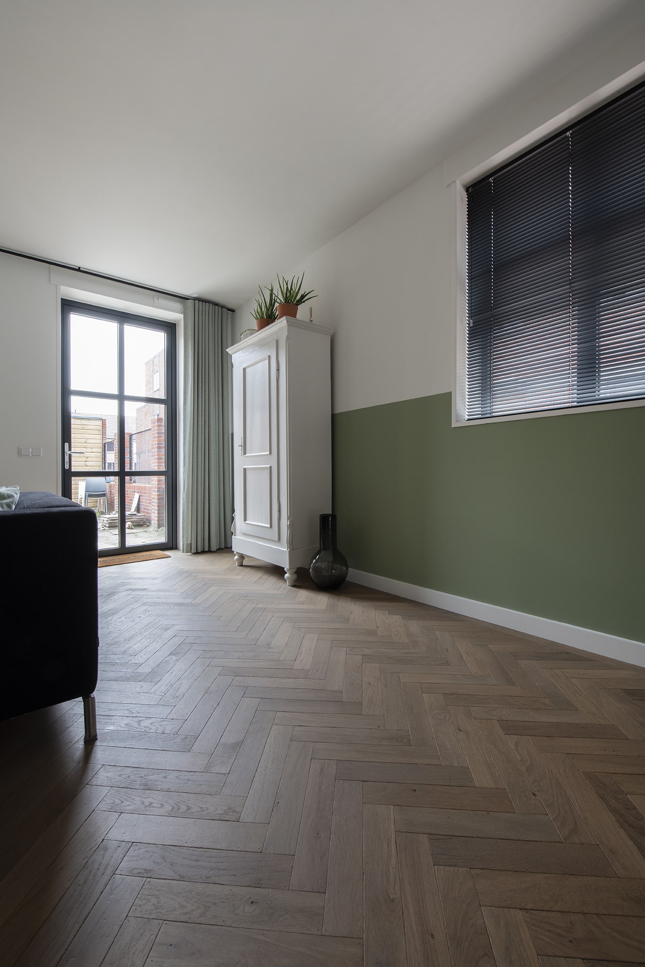 Z-parket New York verouderde visgraat parketvloer